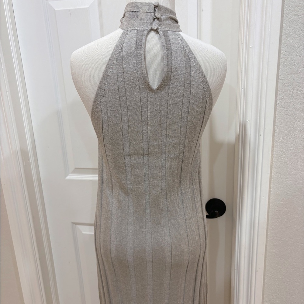DISSH Everly Halter Neck Twist Knit Dress - Women's Small - Picture 7 of 12